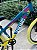 BICICLETA MTB FREERIDE ARO (26) VIKINGX TUFF-25 KIT 7 VELOCIDADES FREIO DISC MECÂNICO COR VERDE/AMARELO - Imagem 4