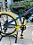 BICICLETA MTB FREERIDE ARO (26) VIKINGX TUFF-25 KIT 7 VELOCIDADES FREIO DISC MECÂNICO COR VERDE/AMARELO - Imagem 3