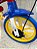 BICICLETA ARO (12) MASCULINA COR VERMELHO/AMARELO/AZUL S/MARCHA NATHOR FIREMAN - Imagem 5