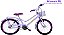 BICICLETA ARO (20) FEMININA COR VIOLETA SEM MARCHA COM CESTA MARCA MONARK BRISA - Imagem 12