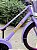 BICICLETA ARO (20) FEMININA COR VIOLETA SEM MARCHA COM CESTA MARCA MONARK BRISA - Imagem 4
