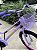 BICICLETA ARO (20) FEMININA COR VIOLETA SEM MARCHA COM CESTA MARCA MONARK BRISA - Imagem 5