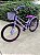 BICICLETA ARO (20) FEMININA COR VIOLETA SEM MARCHA COM CESTA MARCA MONARK BRISA - Imagem 10
