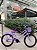 BICICLETA ARO (20) FEMININA COR VIOLETA SEM MARCHA COM CESTA MARCA MONARK BRISA - Imagem 1