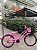 BICICLETA ARO (20) FEMININA COR ROSA S/MARCHA MARCA MONARK BRISA - Imagem 1