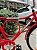 BICICLETA ARO (26) MASCULINA BARRA CIRCULAR COR VERMELHA S/MARCHA FREIO CONTRA PEDAL MARCA MONARK - Imagem 2