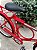 BICICLETA ARO (26) MASCULINA BARRA CIRCULAR COR VERMELHA S/MARCHA FREIO CONTRA PEDAL MARCA MONARK - Imagem 3