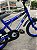 BICICLETA ARO (16) MASCULINA COR AZUL/PRETO S/MARCHA FREIO V-BRAKE MARCA MONARK BMX - Imagem 5