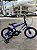 BICICLETA ARO (16) MASCULINA COR AZUL/PRETO S/MARCHA FREIO V-BRAKE MARCA MONARK BMX - Imagem 2