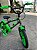 BICICLETA ARO (16) MASCULINA COR GRAFITE/VERDE S/MARCHA MARCA VELOOH PERSONALIZADA - Imagem 6