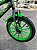 BICICLETA ARO (16) MASCULINA COR GRAFITE/VERDE S/MARCHA MARCA VELOOH PERSONALIZADA - Imagem 5