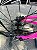 BICICLETA MTB FREERIDE ARO (26) VIKINGX TUFF X-25 CAMBIO 7 VELOCIDADES(1x7) FREIO DISC HIDRAULICO TRASEIRO COR ROSA/ROXO - Imagem 3