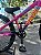 BICICLETA MTB FREERIDE ARO (26) VIKINGX TUFF X-25 CAMBIO 7 VELOCIDADES(1x7) FREIO DISC HIDRAULICO TRASEIRO COR ROSA/ROXO - Imagem 5