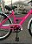 BICICLETA ARO (24) FEMININA COR ROSA S/ MARCHA ATHOR BLISS - Imagem 5