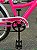 BICICLETA ARO (24) FEMININA COR ROSA S/ MARCHA ATHOR BLISS - Imagem 4