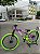 BICICLETA MTB FREERIDE ARO (26) VIKINGX TUFF-X25 CAMBIO 7 VELOCIDADES (1X7) FREIO DISC HIDRAULICO COR ROXA/AMARELO/VERDE - Imagem 11
