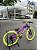 BICICLETA MTB FREERIDE ARO (26) VIKINGX TUFF X-25 CAMBIO 8 VELOCIDADES (1x8) FREIO DISC HIDRÁULICO COR ROXO/AMARELO - Imagem 1
