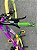 BICICLETA MTB FREERIDE ARO (26) VIKINGX TUFF X-25 CAMBIO 8 VELOCIDADES (1x8) FREIO DISC HIDRÁULICO COR ROXO/AMARELO - Imagem 9