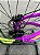 BICICLETA MTB FREERIDE ARO (26) VIKINGX TUFF X-25 CAMBIO 8 VELOCIDADES (1x8) FREIO DISC HIDRÁULICO COR ROXO/AMARELO - Imagem 3