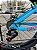 BICICLETA MTB FREERIDE ARO (26) VIKINGX TUFF-25 KIT 7 VELOCIDADES FREIO DISC MECÂNICO COR AZUL/LARANJA - Imagem 2