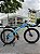BICICLETA MTB FREERIDE ARO (26) VIKINGX TUFF-25 KIT 7 VELOCIDADES FREIO DISC MECÂNICO COR AZUL/LARANJA - Imagem 1