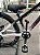 BICICLETA MTB FREERIDE ARO (26) VIKINGX TUFF-X44 CAMBIO 7 VELOCIDADES (1X7) FREIO DISC HIDRAULICO COR BRANCA/PRETO/ROSA - Imagem 4
