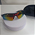 OCULOS CICLISMO GTI PRETO VERMELHO LENTE ESPELHADO - Imagem 4