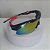 OCULOS CICLISMO GTI PRETO VERMELHO LENTE ESPELHADO - Imagem 3