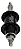 CUBO TRASEIRO 36 FUROS COM ROLAMENTO PRETO VIPER - Imagem 3