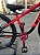 BICICLETA MTB FREERIDE ARO (26) HUPI NAJA KIT SINGLE S/MARCHA FREIO DISC HIDRÁULICO TRASEIRO SHIMANO COR VERMELHO/PRETO - Imagem 4