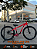 BICICLETA MTB FREERIDE ARO (26) HUPI NAJA KIT SINGLE S/MARCHA FREIO DISC HIDRÁULICO TRASEIRO SHIMANO COR VERMELHO/PRETO - Imagem 1