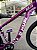 BICICLETA MTB FREERIDE ARO (26) HUPI NAJA KIT SINGLE S/MARCHA FREIO DISC HIDRÁULICO TRASEIRO SHIMANO COR ROXO/BRANCO - Imagem 1