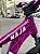 BICICLETA MTB FREERIDE ARO (26) HUPI NAJA KIT SINGLE S/MARCHA FREIO DISC HIDRÁULICO TRASEIRO SHIMANO COR ROXO/BRANCO - Imagem 2