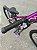 BICICLETA MTB FREERIDE ARO (26) HUPI NAJA KIT SINGLE S/MARCHA FREIO DISC HIDRÁULICO TRASEIRO SHIMANO COR ROXO/BRANCO - Imagem 4