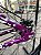 BICICLETA MTB FREERIDE ARO (26) HUPI NAJA KIT SINGLE S/MARCHA FREIO DISC HIDRÁULICO TRASEIRO SHIMANO COR ROXO/BRANCO - Imagem 5