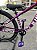 BICICLETA MTB FREERIDE ARO (29) HUPI NAJA KIT SINGLE S/MARCHA FREIO DISC HIDRÁULICO TRASEIRO SHIMANO COR ROXO/BRANCO - Imagem 4