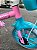 BICICLETA ARO (12) FEMININA COR ROSA/AZUL S/MARCHA  MARCA NATHOR CHARM COM CESTA - Imagem 5