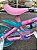 BICICLETA ARO (12) FEMININA COR ROSA/AZUL S/MARCHA  MARCA NATHOR CHARM COM CESTA - Imagem 3