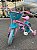 BICICLETA ARO (12) FEMININA COR ROSA/AZUL S/MARCHA  MARCA NATHOR CHARM COM CESTA - Imagem 7