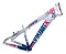 QUADRO ARO (26) VIKINGX TUFF X-25 ALUMINIO COR PRATA/AZUL - Imagem 1
