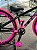 BICICLETA MTB FREERIDE ARO (26) HUPI STRIP KIT SINGLE (SEM MARCHA) FREIO DISC TRASEIRO SHIMANO MT200 COR PRETO/ROSA - Imagem 4