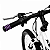 PAR DE MANOPLA PUNHO BIKE MTB NEOPAK PRETO/LILAS BORRACHA - Imagem 2