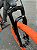 BICICLETA MTB FREERIDE ARO (26) VIKINGX TUFF-25 KIT 7 VELOCIDADES FREIO A DISCO MECÂNICO COR GRAFITE/LARANJA - Imagem 5
