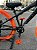 BICICLETA MTB FREERIDE ARO (26) VIKINGX TUFF-25 KIT 7 VELOCIDADES FREIO A DISCO MECÂNICO COR GRAFITE/LARANJA - Imagem 2