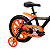 BICICLETA ARO (14) MASCULINA COR PREO/LARANJA S/MARCHA MARCA NATHOR FIRST PRO - Imagem 7