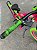 BICICLETA MTB FREERIDE ARO (26) VIKINGX TUFF-25 KIT 7 VELOCIDADES FREIO A DISCO MECÂNICO COR ROSA/VERDE - Imagem 7