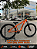 BICICLETA MTB FREERIDE ARO (29) HUPI NAJA KIT SINGLE S/MARCHA FREIO DISC HIDRÁULICO TRASEIRO SHIMANO COR LARANJA/PRETO - Imagem 1