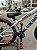 BICICLETA MTB FREERIDE ARO (26) VIKINGX TUFF-25 KIT 7 VELOCIDADES FREIO A DISCO MECÂNICO COR PRATA/AZUL/VERMELHO - Imagem 4
