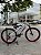 BICICLETA MTB FREERIDE ARO (26) VIKINGX TUFF-25 KIT 7 VELOCIDADES FREIO A DISCO MECÂNICO COR PRATA/AZUL/VERMELHO - Imagem 12