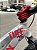 BICICLETA MTB FREERIDE ARO (26) VIKINGX TUFF-25 KIT 7 VELOCIDADES FREIO A DISCO MECÂNICO COR PRATA/AZUL/VERMELHO - Imagem 6